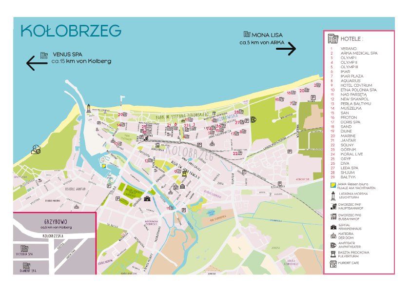 Erholungs- und Gesundheitsresort Verano Kolberg Kolobrzeg Ostsee Polen